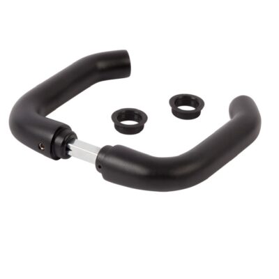Linkide paar B-H, ümar, must anodeeritud alumiinium, kara 120 mm